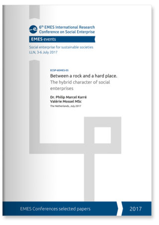 Between a rock and a hard place. The hybrid character of social enterprises