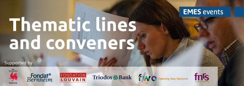 6EMESconf - Thematic lines and conveners