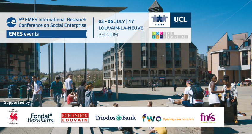 6th EMES International Research Conference on Social Enterprise 2017