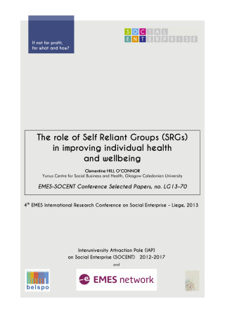 The role of Self Reliant Groups (SRGs) in improving individual health and wellbeing