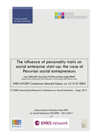 The influence of personality traits on social enterprise start-up: the case of Peruvian social entrepreneurs
