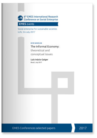 The Informal Economy: theoretical and conceptual issues