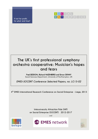 The UK’s first professional symphony orchestra cooperative: Musician’s hopes and fears